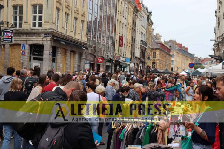 Lille accueillait sa braderie ce week-end du 3 au 4 septembre. (© E. Chombart)