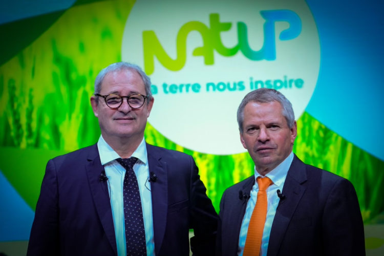 Patrick Aps et Jean-Charles Deschamps, directeur général et président de Natup. (© Natup)