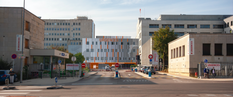 Le futur bâtiment des urgences améliorera l’accueil et l’orientation des patients, enfants et adultes. (© CHU Dijon)