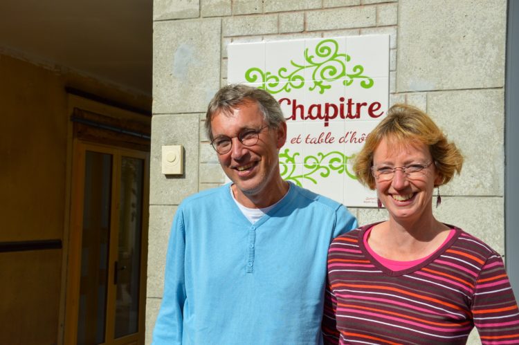 « Nous menons un réel projet touristique », Jan de Kreij et sa femme, propriétaires de la chambre d’hôte Au Chapitre. (Au Chapitre)