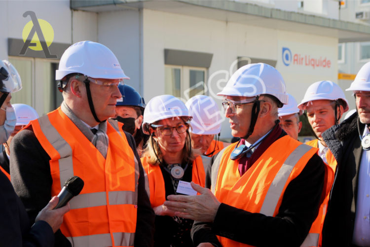 Bruno Le Maire échange avec Benoît Potier (Air Liquide)