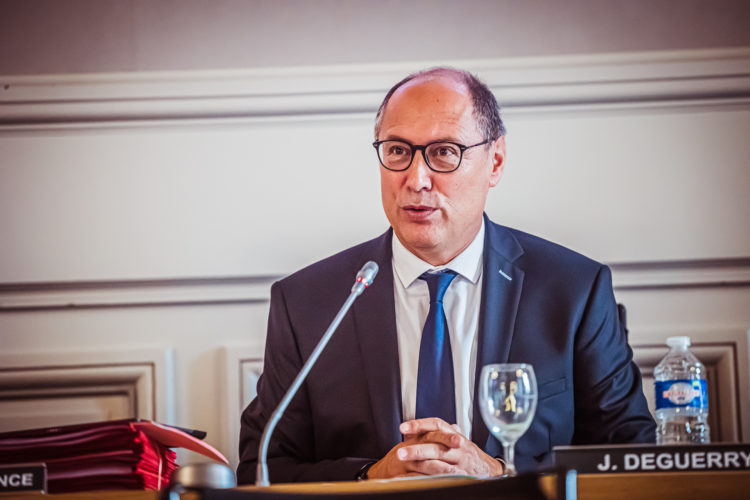 Jean Deguerry, le président du Département, veut conduire une politique d'attractivité territoriale. (© S. Tournier / Département 01)