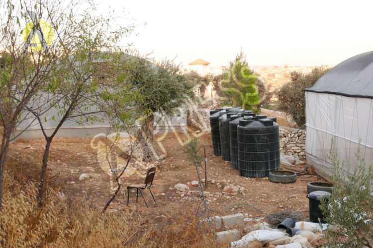 Citernes de stockage eau Palestine