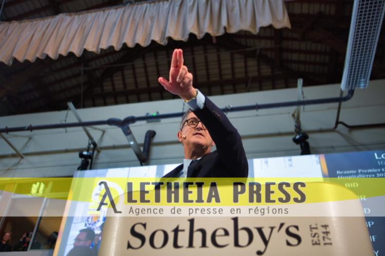 Les enchères étaient organisées par Sotheby’s pour la seconde année. (© Aletheia Press / A.Morel)